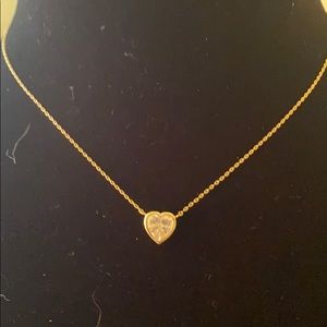 Melinda Maria Gold Plated with CZ Stone Necklace